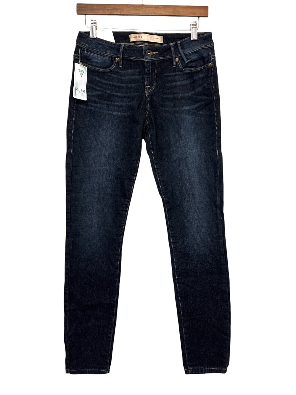 GUESS Eco Reborn Baie Shape Up Skinny Jeans Size 27 / 26x29 Color Dark Wash
